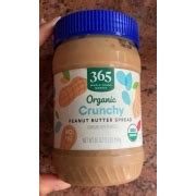 whole foods 365 market crunchy peanut butter